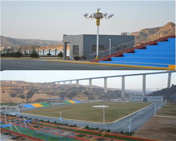 廣場(chǎng)高桿燈、中華燈-陜西渭南合陽特警訓(xùn)練基地廣場(chǎng)照明